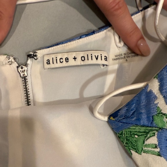 ALICE+OLIVIA  Floral Spaghetti Strap Dress - Picture 2 of 8